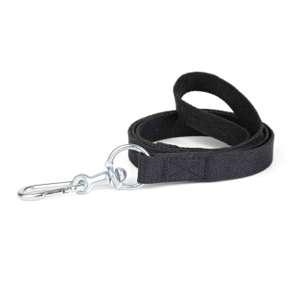 Повідець брезентовий Kareline 3,5см 1,5м чорний