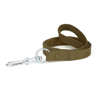 Повідець брезентовий Kareline 3,5см 1,5м зелений