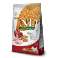 Сухий низькозерновий корм для дорослих собак малих порід Farmina N&D з куркою та гранатом 2.5кг