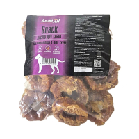 Ласощі для собак гарбузові кільця з філе курки AnimAll Snack 500г (ціна за 1 кг)