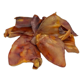 Ласощі натуральні вуха свинні сушені Petlux (ціна за 1кг)