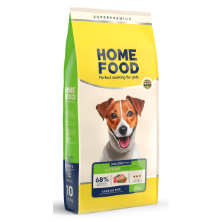 Сухий корм для активних собак і юніорів малих порід Home Food 10 кг - ягнятина та рис ( ціна за 1 кг )