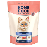 Сухий корм для котів Home Food Adult з чутливим травленням 400 г - ягня та лосось