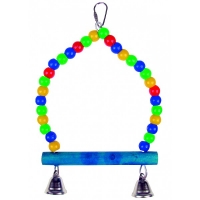 Іграшка-Гойдалка для птахів Tatrapet з дзвіночком 28 см