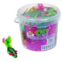 Іграшка для кота Tatrapet кольорова миша, Color  mouse 5cm  (ціна за 1 шт)