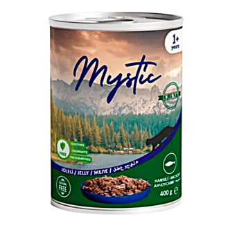 Вологий корм Mystic для котів шматочки анчоуса в желе 400г