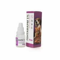 Гентафарм краплі вушні 1% 10мл