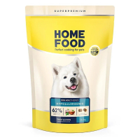 Гіпоалергенний сухий корм для собак середніх порід Home Food 1,6 кг - форель та рис