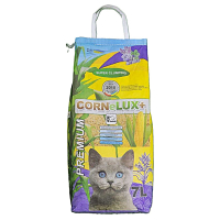Наповнювач для котів кукурудзяний Cornelux+ лаванда 4 кг - 7 л