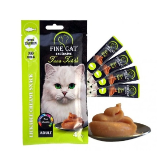 Кремові ласощі для котів Fine Cat - тунець (ціна за 1шт) Кремові ласощі для котів Fine Cat - тунець (ціна за 1шт)