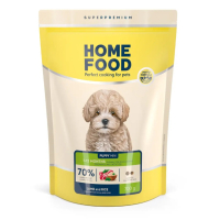 Сухий корм для цуценят малих порід Home Food 700г - ягнятина та рис