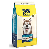 Гіпоалергенний сухий корм для дорослих собак великих порід Home Food 3 кг - форель та рис