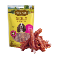 Ласощі для собак філе качки на жувальній паличці Dog Fest 90 г