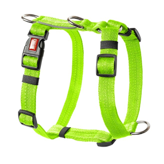 Шлейка нейлонова Kareline Keeper Active зі світловідбиваючим кантом 2,5см салатова Шлейка нейлонова Kareline Keeper Active зі світловідбиваючим кантом 2,5см салатова