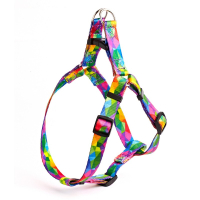 Шлейка нейлонова Kareline Keeper з фірмовим візерунком та пластиковою пряжкою 2см