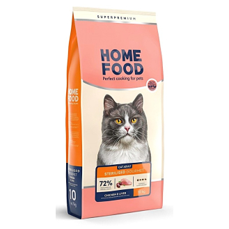 Сухий корм для вибагливих котів Home Food Adult 10 кг - курка та печінка ( ціна за 1 кг )