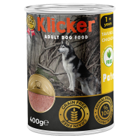 Вологий корм Klicker паштет для дорослих собак з куркою 400г