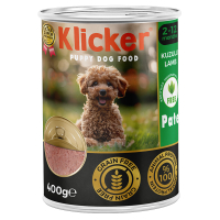 Вологий корм Klicker паштет для Цуценят з ягням 400г