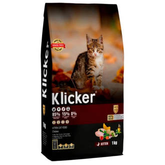 Сухий корм Klicker холістик беззерновий для кошенят з куркою 12 кг ( ціна за 1 кг )