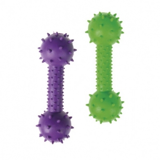 Ігаршка для собак Tatrapet гантеля з шипами 16 см Ігаршка для собак Tatrapet гантеля з шипами 16 см