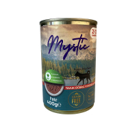 Вологий корм Mystic паштет з куркою та лівером для цуценят 400г