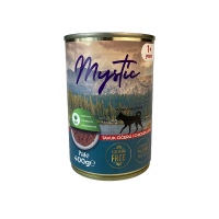 Вологий корм Mystic паштет з куркою та лівером для дорослих собак 400г