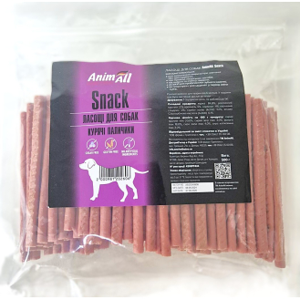 Ласощі для собак курячі палички AnimAll Snack 500 г (ціна за 1 кг)