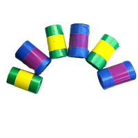 Пакети для прибирання собачих фекалій кольорові