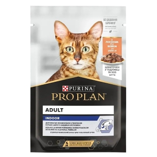 Вологий корм для котів Purina Pro Plan Adult Indoor 85г - лосось Вологий корм для котів Purina Pro Plan Adult Indoor 85г - лосось