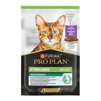 Вологий корм  для стерилізованих котів ProPlan Sterilised  85г - качка