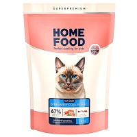 Гіпоалергенний сухий корм для стерилізованих котів  Home Food Adult  1,6 кг - морський коктейль