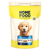 Сухий корм для цуценят великих і середніх порід Home Food 1,6 кг - форель та рис