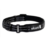 Нашийник для собак Alcott Martingale XS 18-28см - чорний