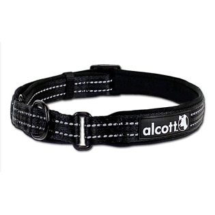 Нашийник для собак Alcott Martingale XS 18-28см - чорний