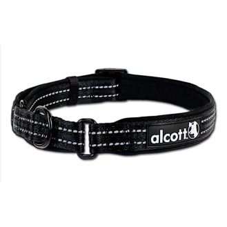 Нашийник для собак Alcott Martingale XS 18-28см - чорний