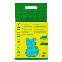 Соєвий наповнювач для котячого туалету Хвостик Tofu Cat Litter м'ята 2,6кг/6літрів Соєвий наповнювач для котячого туалету Хвостик Tofu Cat Litter м'ята 2,6кг/6літрів
