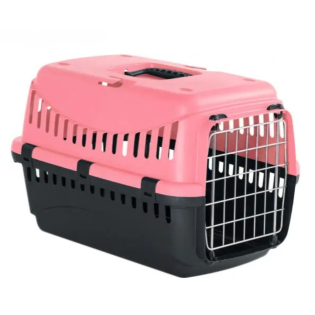 Переноска для тварин мала з металевими дверцятами Gipsy1 - коралова Переноска для тварин мала з металевими дверцятами Gipsy1 - коралова