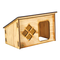 Будиночок для щурів дерев'яний Лорі