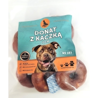 Ласощі для собак донат з качки 7 см Master Dog 500г Ласощі для собак донат з качки 7 см Master Dog 500г