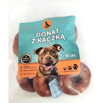 Ласощі для собак донат з качки 7 см Master Dog 500г (ціна за 1 кг)
