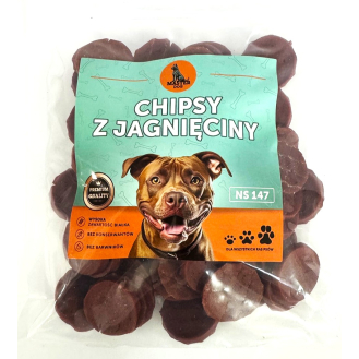 Ласощі для собак м'які чіпси з ягнятини Master Dog 500г (ціна за 1 кг)