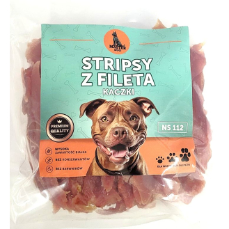 Ласощі для собак м'які качині стріпси Master Dog 500г (ціна за 1 кг) Ласощі для собак м'які качині стріпси Master Dog 500г (ціна за 1 кг)