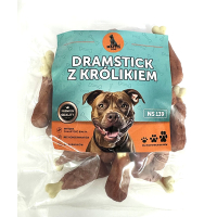 Ласощі для собак кальцієве стегно з м'ясом кролика Master Dog 500г (ціна за 1 кг) Ласощі для собак кальцієве стегно з м'ясом кролика Master Dog 500г (ціна за 1 кг)