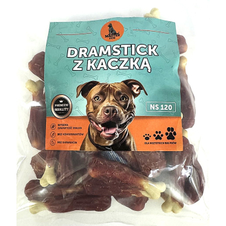 Ласощі для собак кальцієве стегно з м'ясом качки Master Dog 500г (ціна за 1 кг)