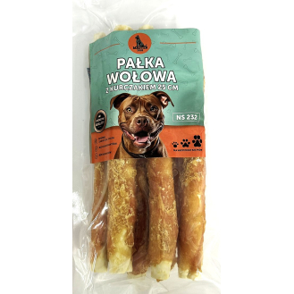 Ласощі для собак курка на яловичій паличці 25 см Master Dog 500г (ціна за 1 кг)