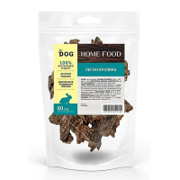 Ласощі для собак Легені кролика Home Food 80г