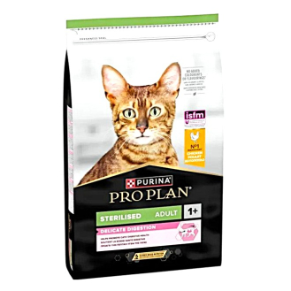 Сухий корм для стерилізованих котів з чутливим травленням Purina Pro Plan Sterilised Delicate 1,5кг - курка Сухий корм для стерилізованих котів з чутливим травленням Purina Pro Plan Sterilised Delicate 1,5кг - курка
