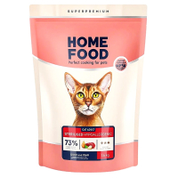 Сухий корм для стерилізованих котів Home Food Adult гіпоалергенний беззерновий 1,6 кг - філе качки та груша