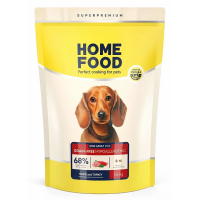 Беззерновий гіпоалергенний сухий корм для дорослих собак малих порід Home Food 1,6 кг - качка та індичка