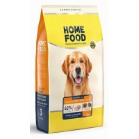 Сухий корм для дорослих собак великих порід для здорової шкіри та блиску шерсті Home Food 3 кг - індичка та лосось